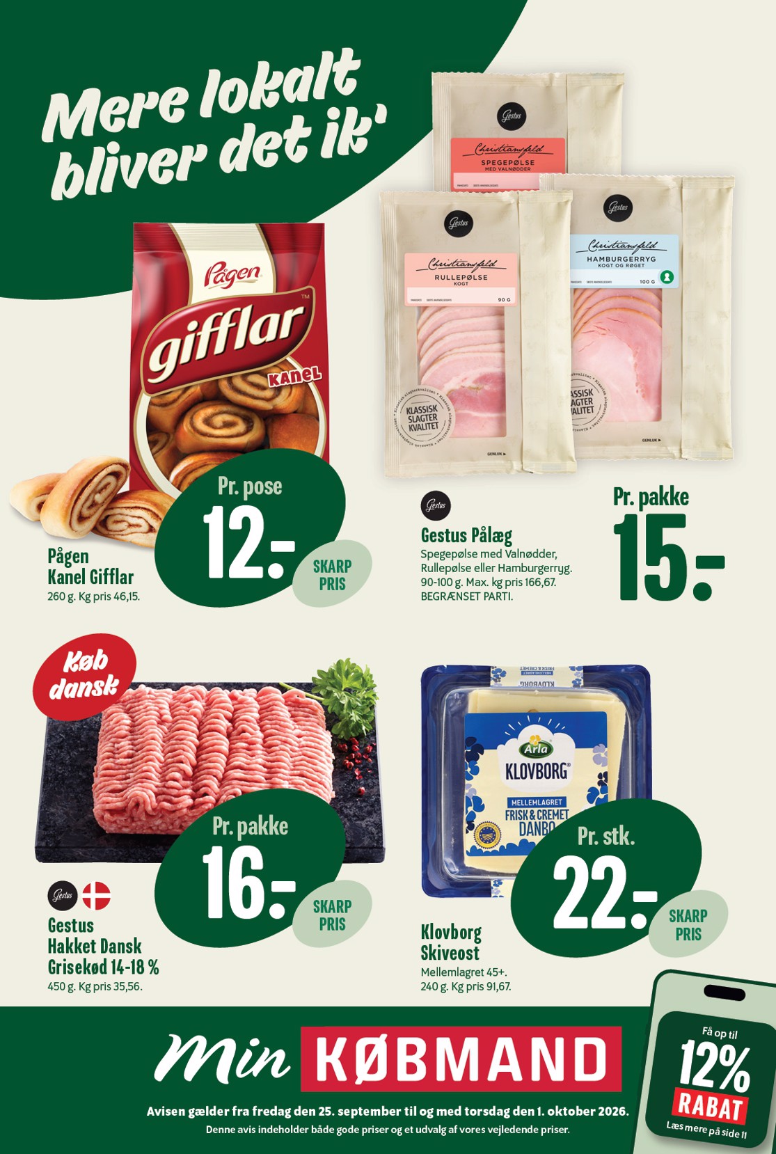 Tilbudsavis fra Min Købmand