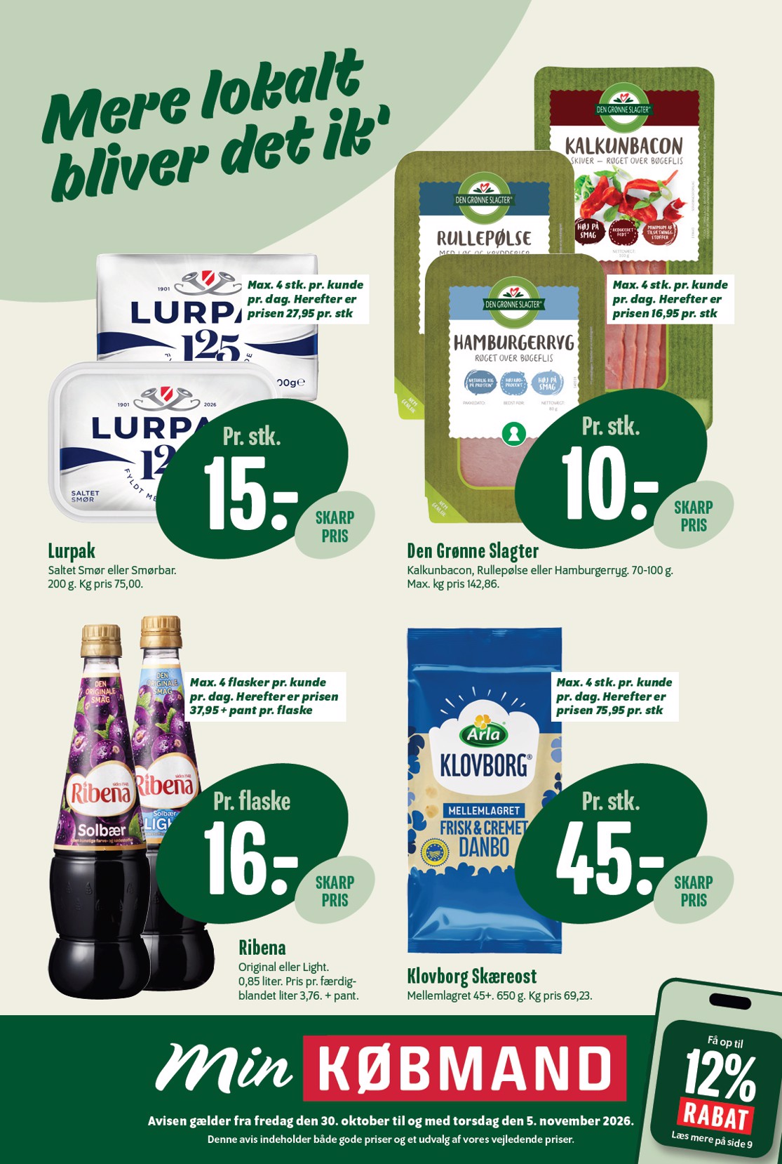 Tilbudsavis fra Min Købmand