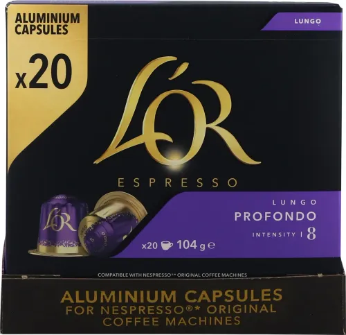 L'OR Lungo Profondo Kaffekapsler