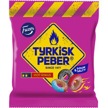 Fazer Tyrkisk Peber Hot Rings Sour & Salty