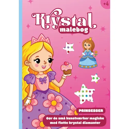 1Concept Krystal malebog - Prinsesser