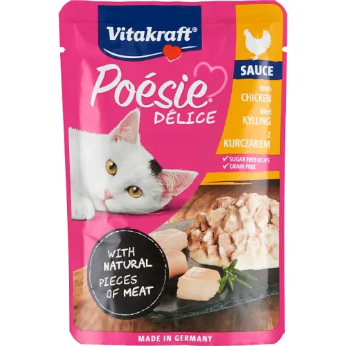 Vitakraft Vådfoder i sovs med kylling