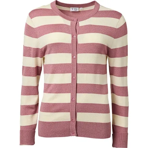 VRS Woman Basic Cardigan Str. S Rosa