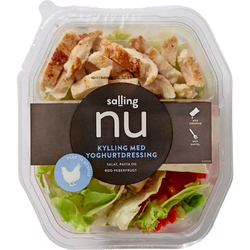 Salling NU Måltidssalat m. kylling, pasta og yoghurtdressing