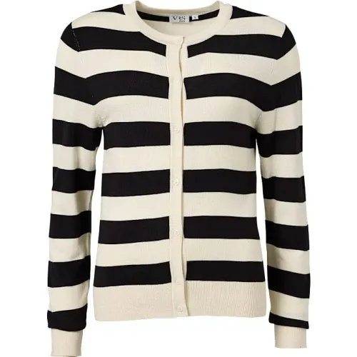 VRS Woman Basic Cardigan Str. S Sort