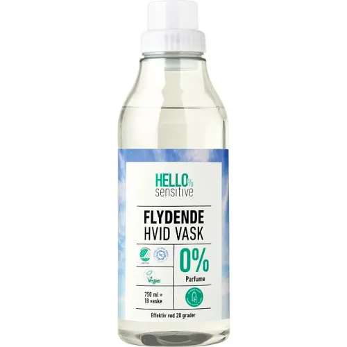 Hello Sensitive Flydende vaskemiddel hvid vask