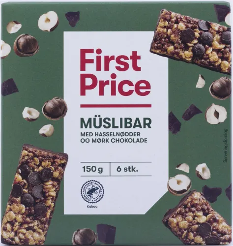 F.P. Mœslibars med hasselnød