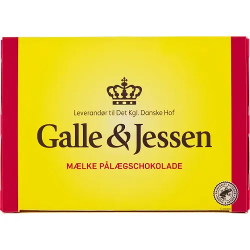 Galle og Jessen Mælkepålægschokolade 26%