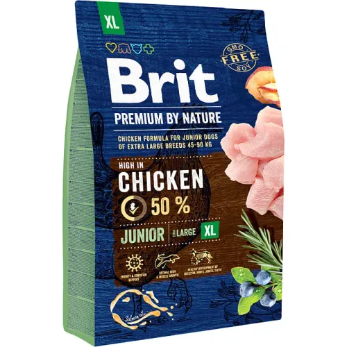 Brit Premium Tørfoder med kylling junior