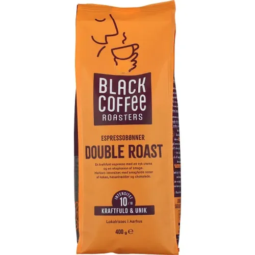 Black Coffee Roasters Espresso Double Roast hele bønner