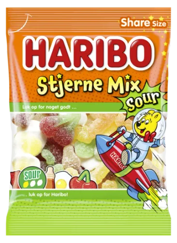 Haribo Stjerne Mix Sour