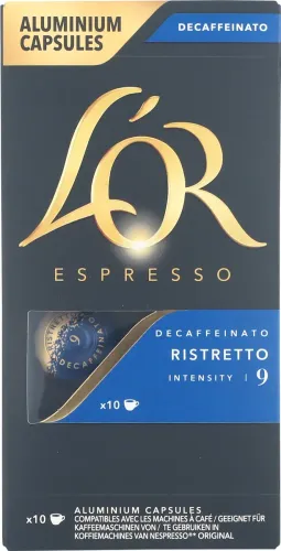 L'OR Ristretto Koffeinfri Kaffekapsler