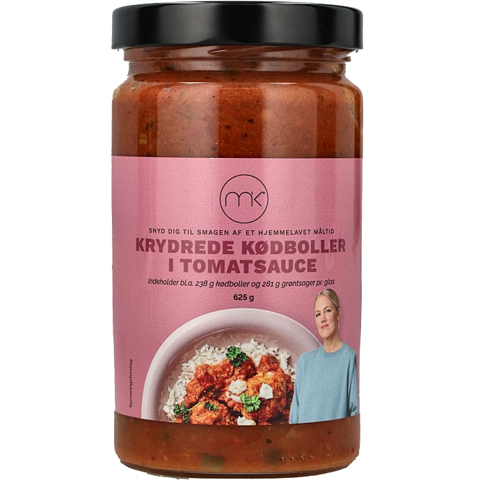 Michelle Kristensen Krydrede Kødboller i Tomatsauce