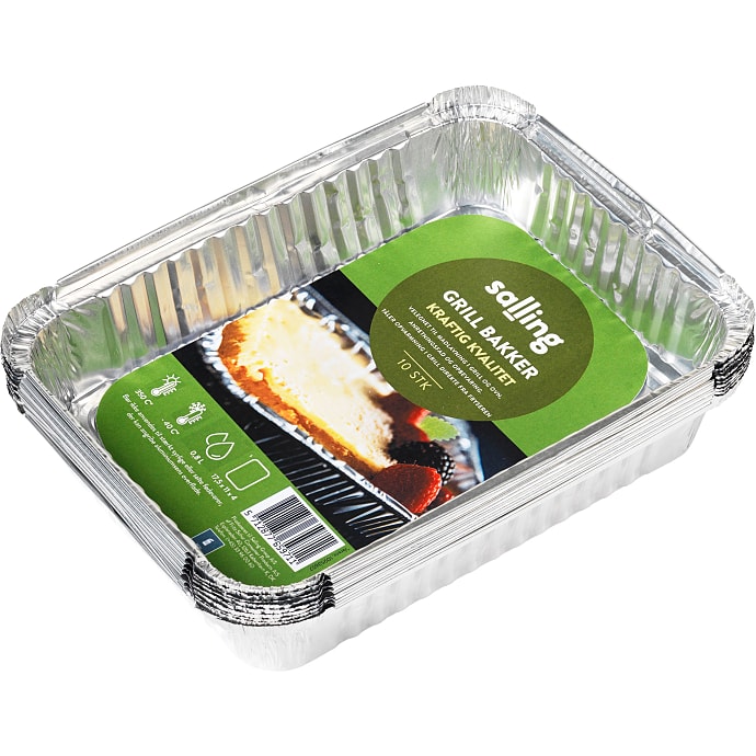 Salling Alubakke Medium 10-pak
