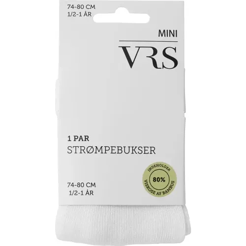 VRS Mini Baby Strømpebukser Str. ½-1 År Hvid