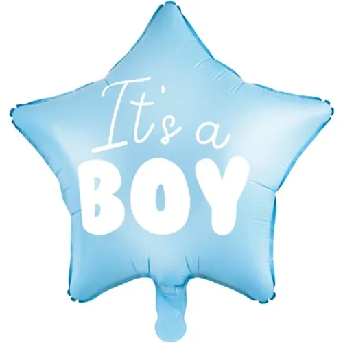 PartyDeco Folieballon It's a boy 48 cm