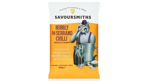 Savoursmiths Chips Champagne & Serrano Chili