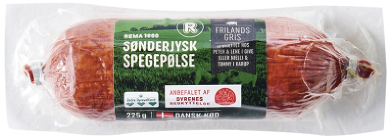 Frilandsgris Sønderjyskspegepølse