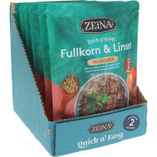 Fuldkornsris & Linser Quick n' Easy Mujadra 6-pak