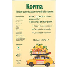 Motatos Sauce Korma Tomato Coconut