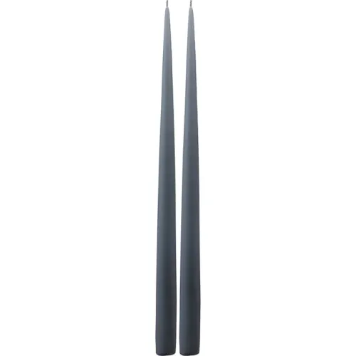 Windsor Hånddyppede stagelys 39 cm 2-pak antikgrøn