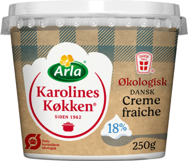 Karolines Køkken Crème Fraîche 18% Økologisk
