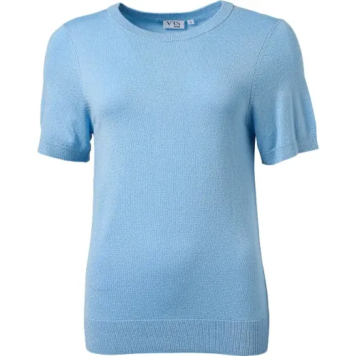 VRS Woman Basic T-shirt dame str. L blå