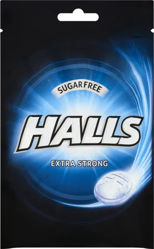 Halls Extra Strong Sukkerfri