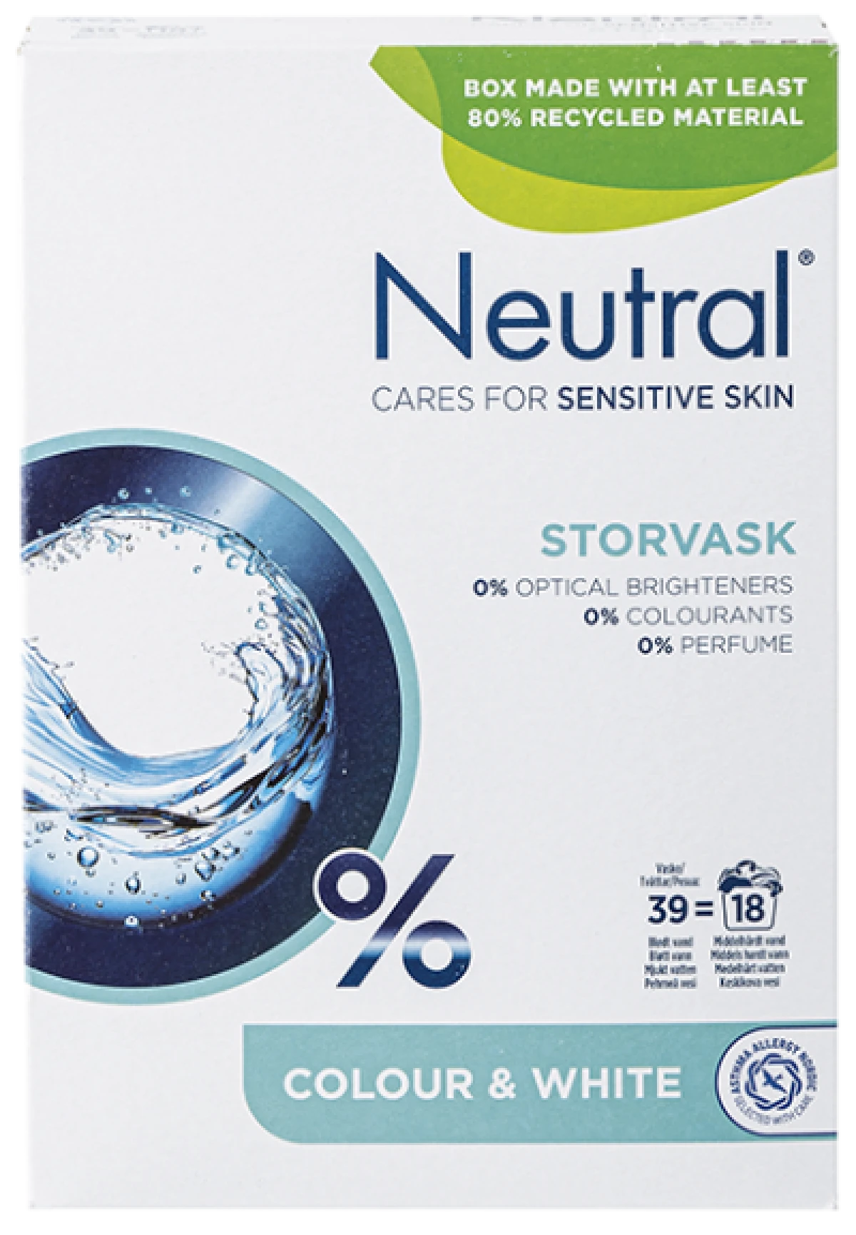 Storvask, Neutral