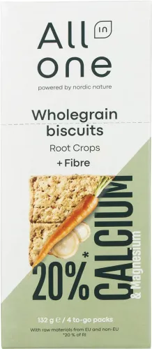 All In One Fuldkornskiks m. rodfrugter 132 g