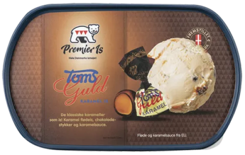 ❄️Guldkaramel is, Toms