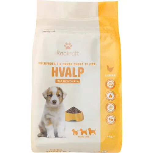 Raakraft, Tørfoder m. kylling