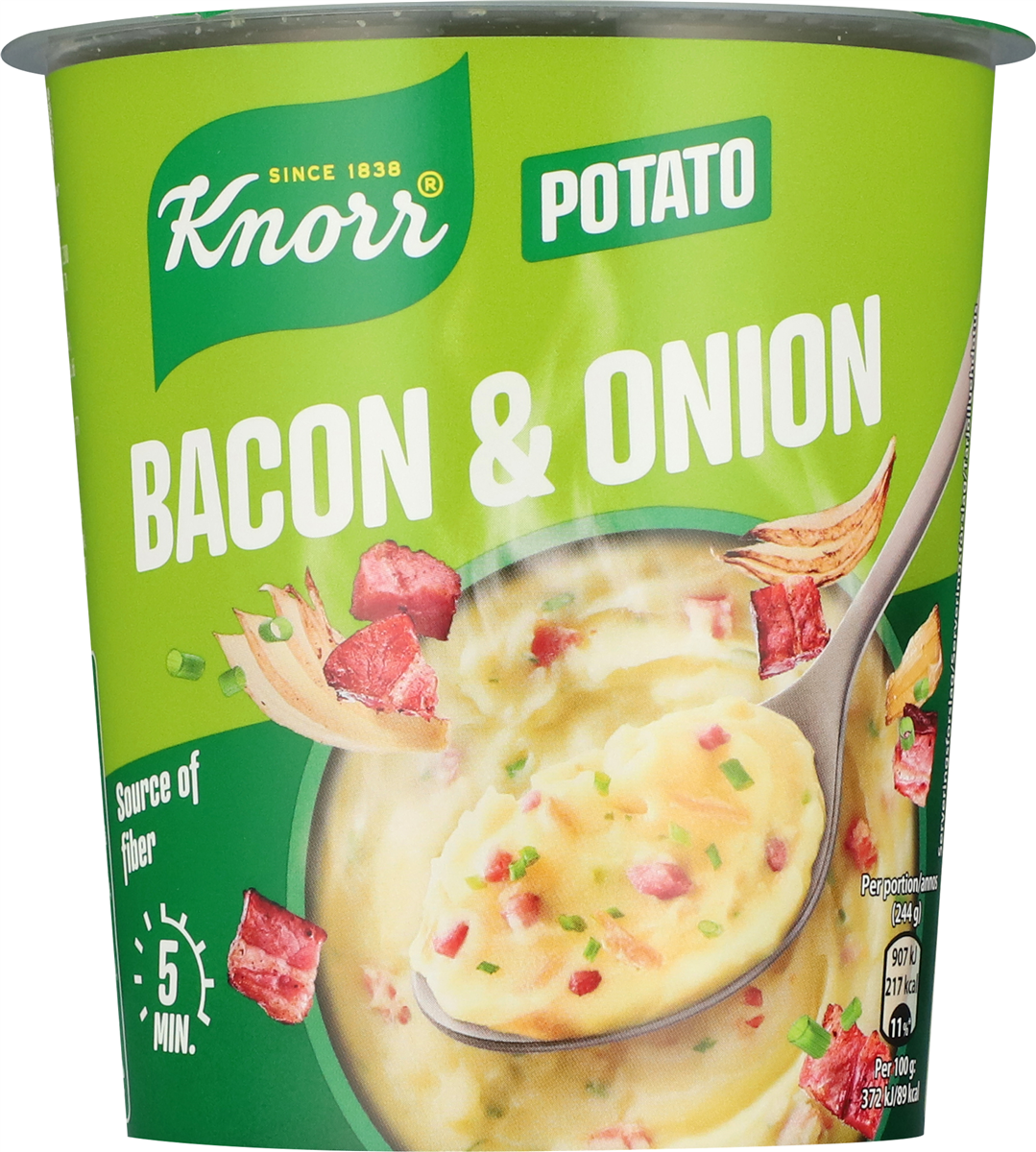Knorr, Kartoffelmos m. bacon og løg