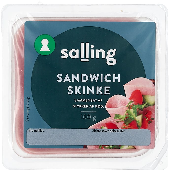Salling, Sandwichskinke i skiver