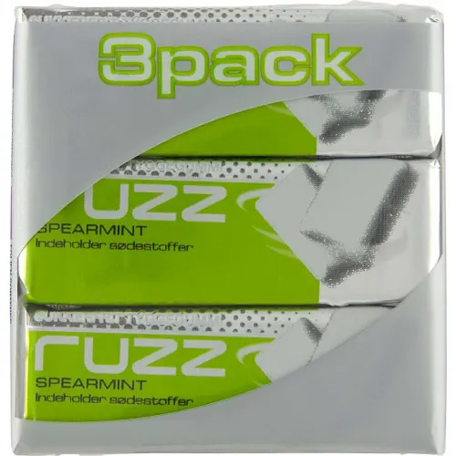 Ruzz, Tyggegummi m. myntesmag