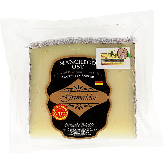 Grimaldos, Manchego lagret 9 mdr. 37% fedt