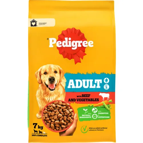 Pedigree, Tørfoder m. okse og grøntsager