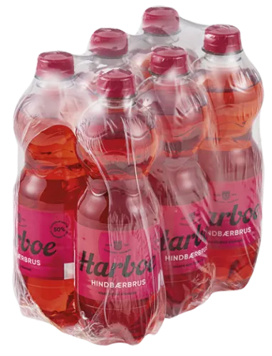 Hindbær Brus 6 x 0,5 l, Harboe