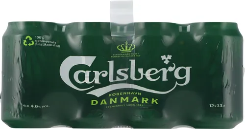 Carlsberg Pilsner pack 12 dåser 33cl