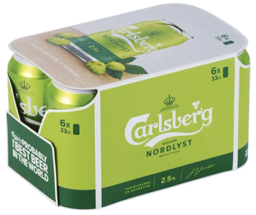 Carlsberg Nordlyst 2,5% 6-pak (dåse)