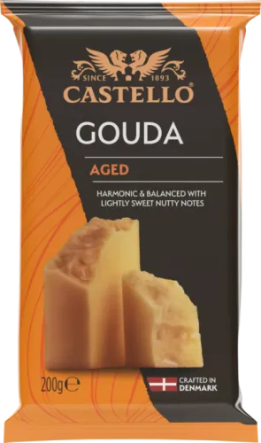 Castello, Gouda ost i stykke lagret 48+