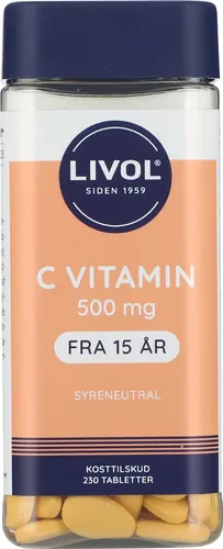 C-vitamin, Livol