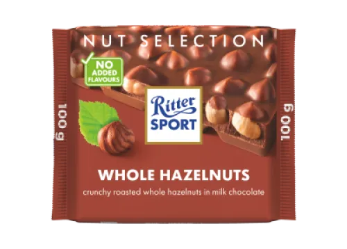 Chokolade m. hasselnød, Ritter sport