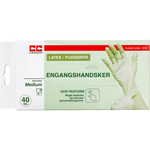 C.C. Hansen, Engangshandsker latex str. M