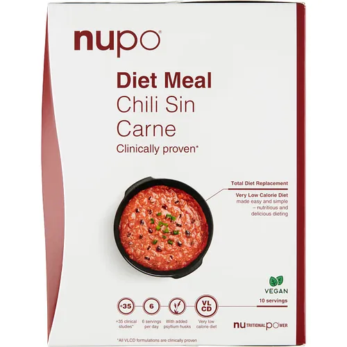 Nupo Chili sin carne til vægtkontrol 340 g