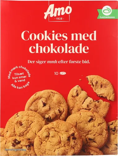 Bageblanding t. cookies, Amo