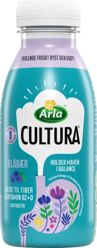 Arla Cultura, Drikkeyoghurt m. blåbær 1,4% fedt