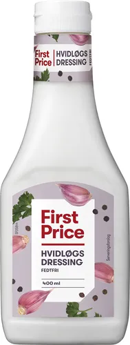 Dressing m. hvidløg 0,5%, First Price
