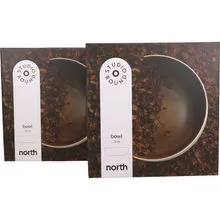 Salatskåle North Brune 2-pak