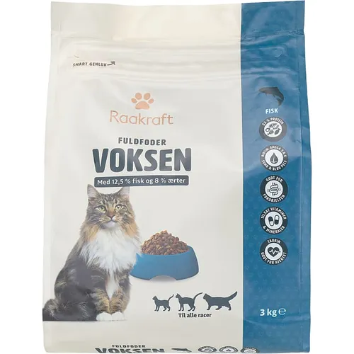 Raakraft, Tørfoder m. fisk